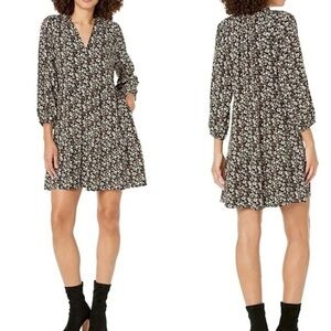 Caralyn Mirand The Drop Black Floral Dress